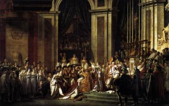 Jacques-Louis David : Consecration of the Emperor Napoleon I and Coronation of the Empress Josephine